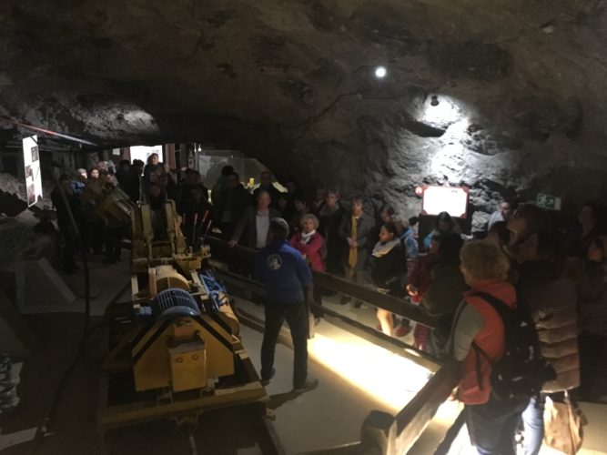 Visite des Mines de Sel de Bex lors de la Journée découverte organisée par Innovation & Développement Tourisme