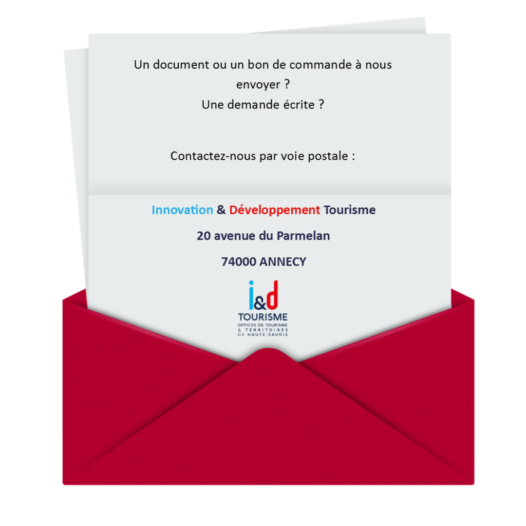 Contactez Innovation & Développement Tourisme par courrier