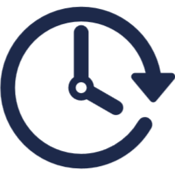horloge bleue marine